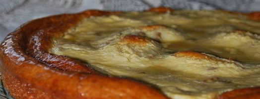 быстрая ватрушка с творогом и карамельным соусом. Шаг 8