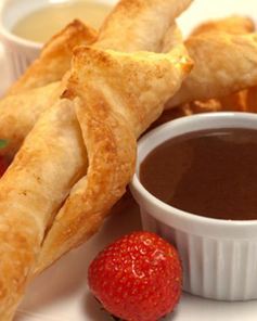 Домашние круассаны с шоколадной пастой