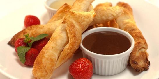 Домашние круассаны с шоколадной пастой