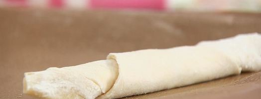 домашние круассаны с шоколадной пастой. Шаг 5