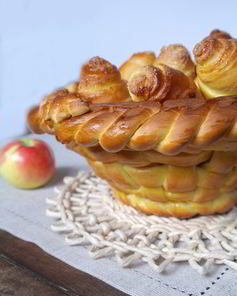 Корзинка с булочками