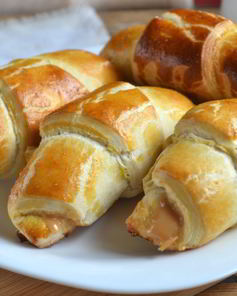 Круассаны из слоеного теста