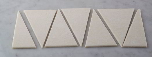 мини-круассаны с копченой форелью. Шаг 3