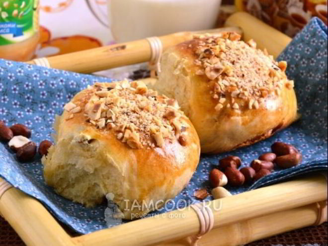 Рецепт ореховых булочек