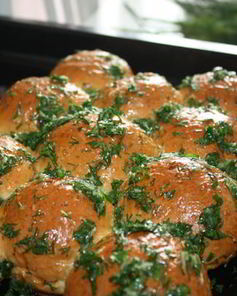 Пампушки с чесноком