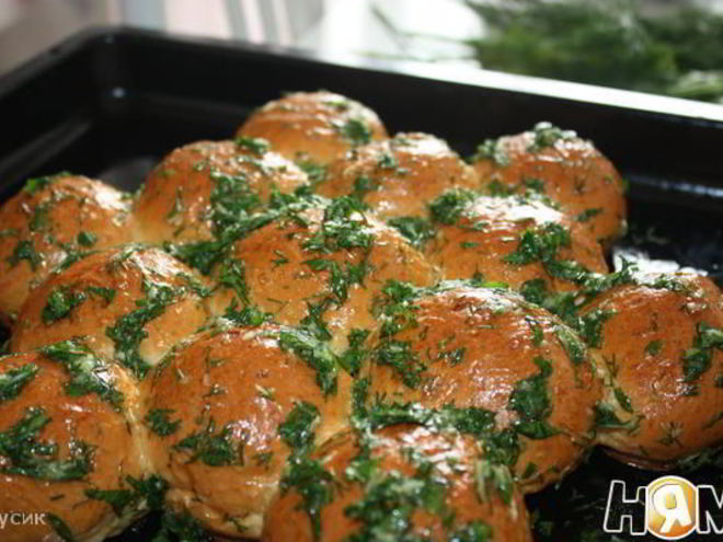 Рецепт пампушек с чесноком