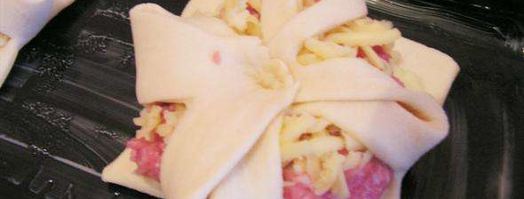 плюшки из слоеного теста. Шаг 12