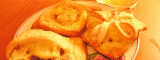 плюшки из слоеного теста. Шаг 14