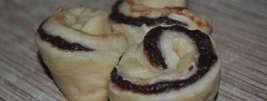 шоколадные булочки розочки. Шаг 5