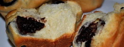 шоколадные булочки розочки. Шаг 8