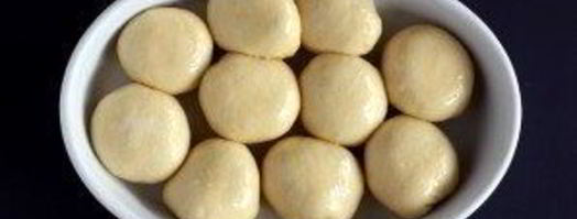 сладкие булочки из дрожжевого теста. Шаг 8