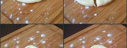 сливочные булочки с тимьяном, моцареллой и вялеными помидорами. Шаг 2