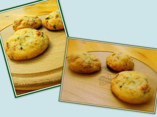 Рецепт сырных булочек с зеленью