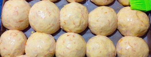 тыквенные булочки с корицей. Шаг 13