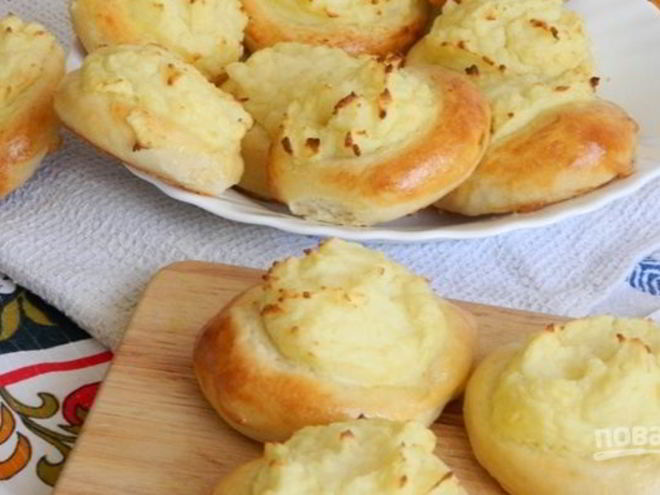 Рецепт ватрушек с картошкой