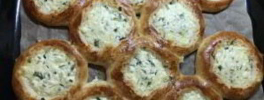 ватрушки с сыром и зеленью. Шаг 12