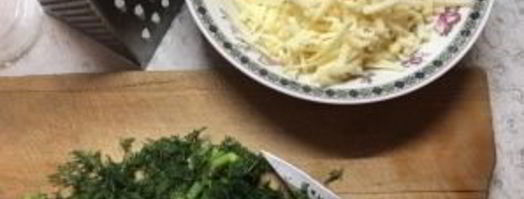 ватрушки с сыром и зеленью. Шаг 7