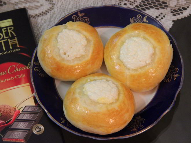 Рецепт ватрушек с творогом