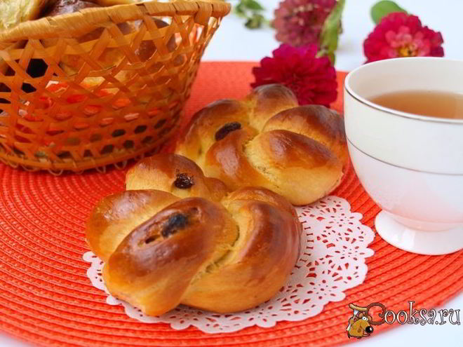 Рецепт венских булочек с изюмом