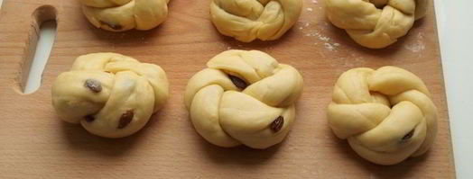 венские булочки с изюмом. Шаг 5