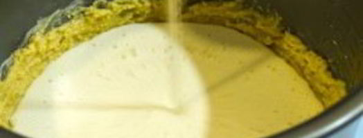 банановый чизкейк в мультиварке. Шаг 4