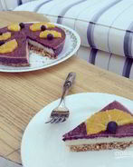 Черничный чизкейк с орехами