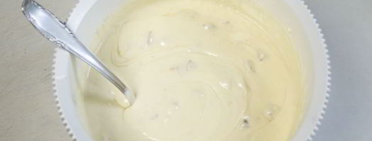 чизкейк без выпечки с карамелизированными грушами. Шаг 9