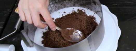 чизкейк без выпечки с вишней. Шаг 2