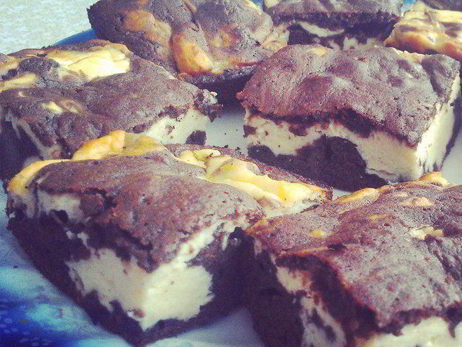 Рецепт чизкейка брауни