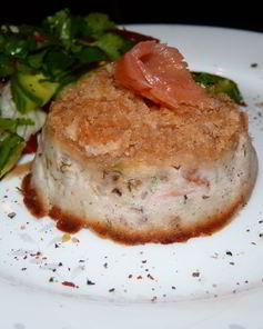 Чизкейк из копченого лосося