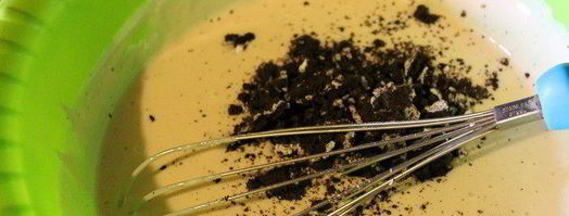 чизкейк из ряженки с печеньем. Шаг 6