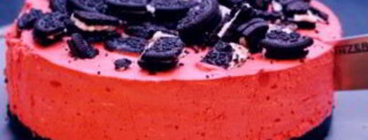 чизкейк красный бархат с орео. Шаг 8