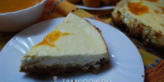 Чизкейк с абрикосами