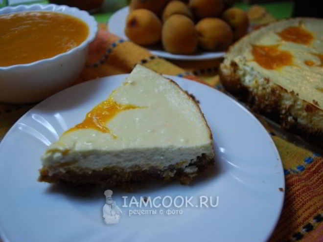 Рецепт чизкейка с абрикосами