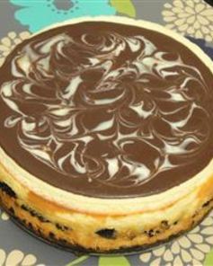 Чизкейк с шоколадной прослойкой