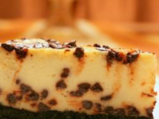 Рецепт чизкейка с шоколадными каплями