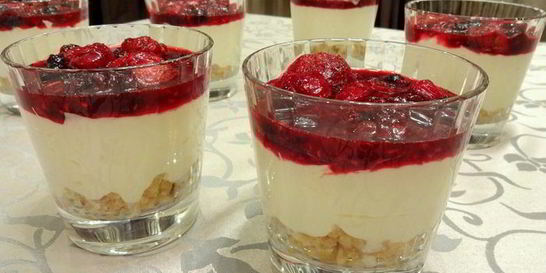 Чизкейк в стаканчиках