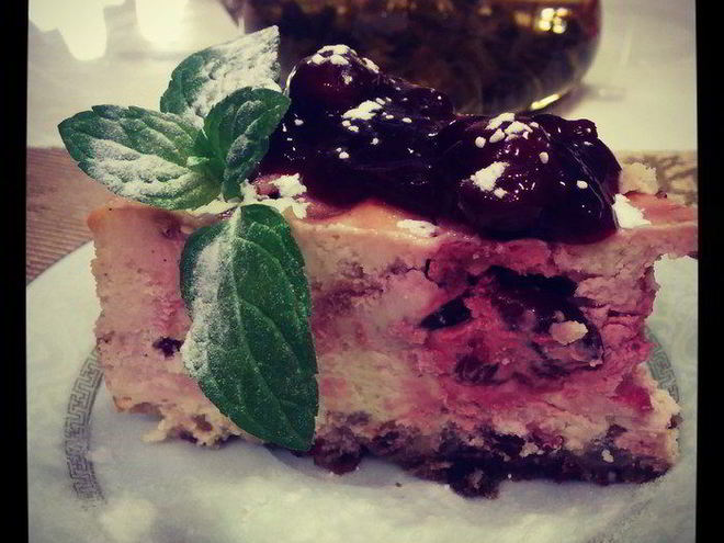 Рецепт чизкейка зимняя вишня