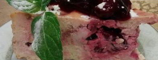 чизкейк зимняя вишня. Шаг 4