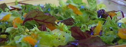 чизкейки со сладким перцем на листьях салата. Шаг 10