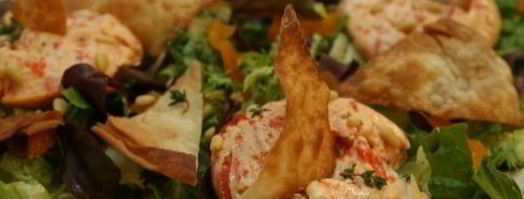 чизкейки со сладким перцем на листьях салата. Шаг 11