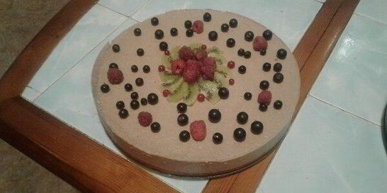 Диетический творожный чизкейк