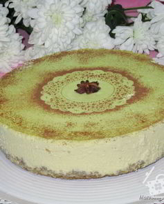 Диетический яблочно-творожный чизкейк