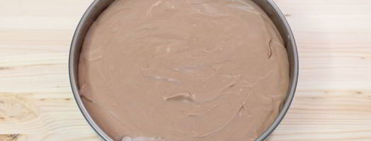 двухцветный творожный чизкейк с нутеллой. Шаг 12