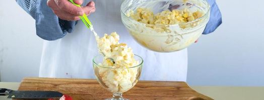 фруктовый салат-чизкейк. Шаг 4