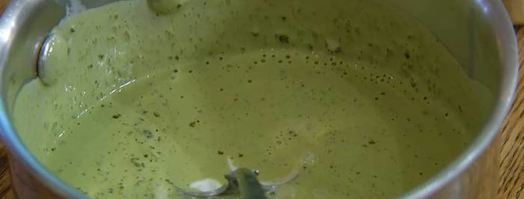 кокосовый чизкейк на зеленом чае. Шаг 4