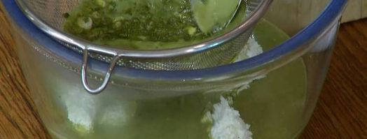 кокосовый чизкейк на зеленом чае. Шаг 7