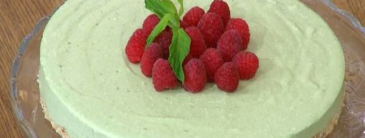 кокосовый чизкейк на зеленом чае. Шаг 10