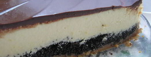 лимонный чизкейк с маком и шоколадом. Шаг 7