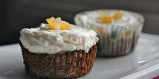 Миндальные мини-чизкейки с имбирным печеньем